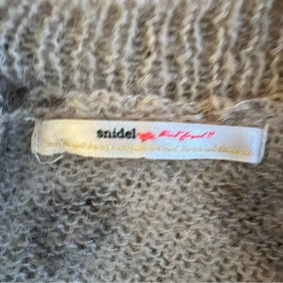 SNIDEL Leopard Print Button Down Back Sweater Size F One Size Fits Most Mohair - Picture 7 of 9
